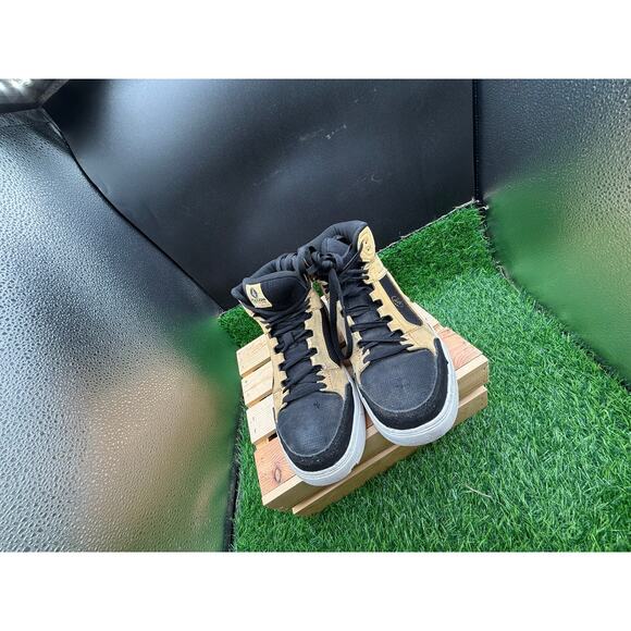 Volcom High Top Sneakers- Yellow/Black- Size 7W - Picture 6 of 10